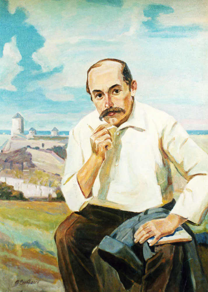 ''Т. Шевченко в Кам'янець- Подільську в 1846''. 2001. Полотно, олія